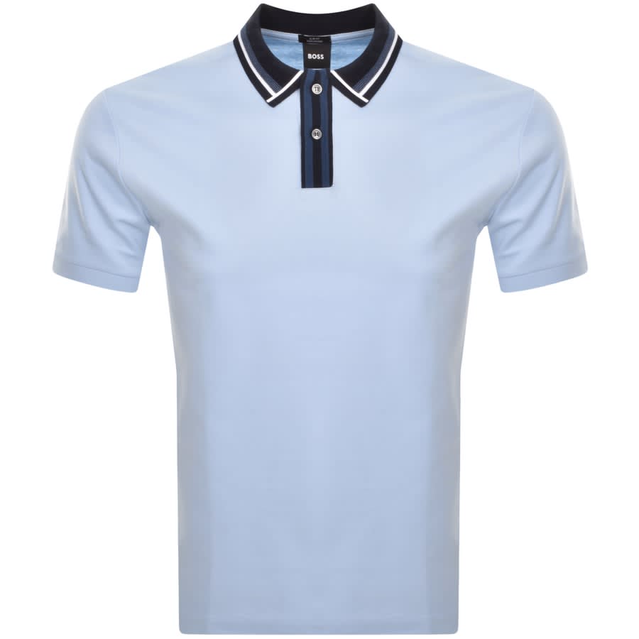 Image number 1 for BOSS Phillipson 36 Polo T Shirt Blue