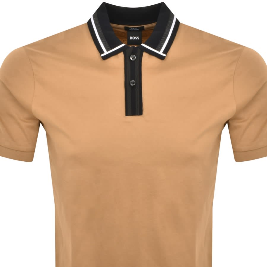 Image number 2 for BOSS Phillipson 36 Polo T Shirt Brown