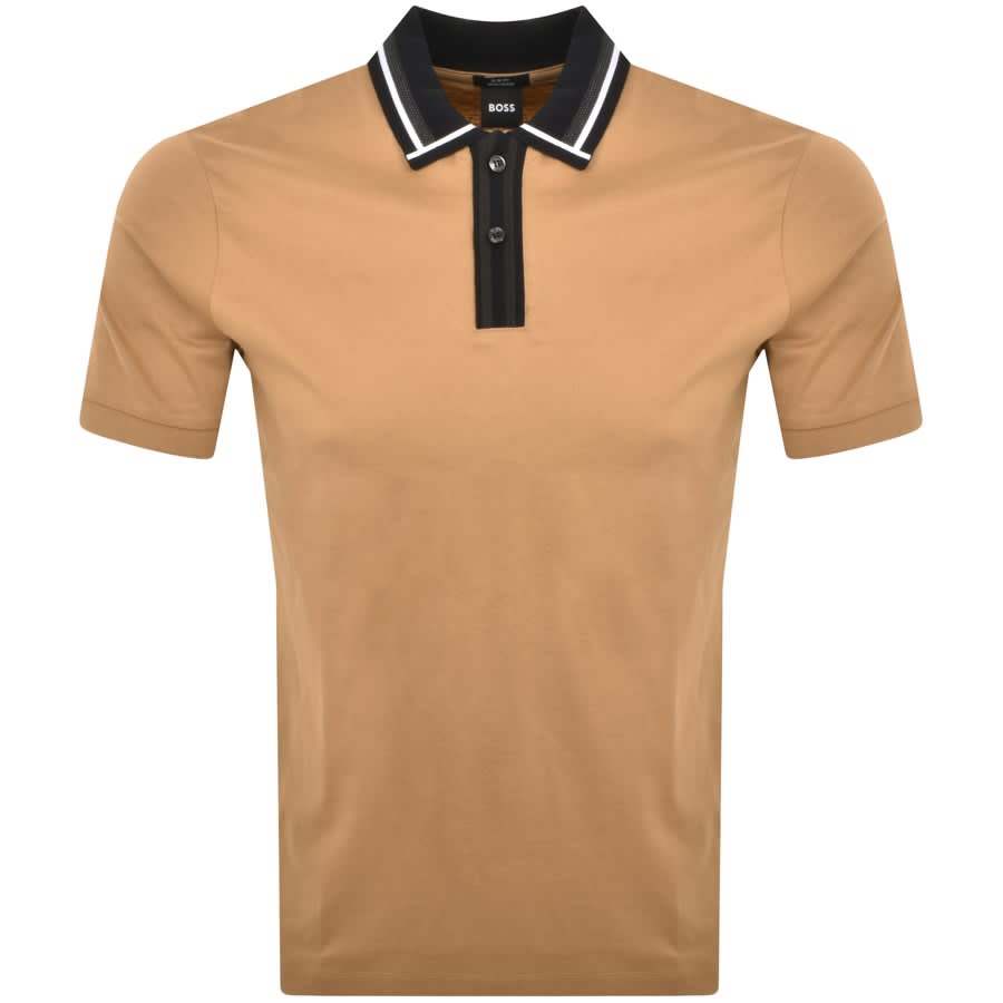 Image number 1 for BOSS Phillipson 36 Polo T Shirt Brown