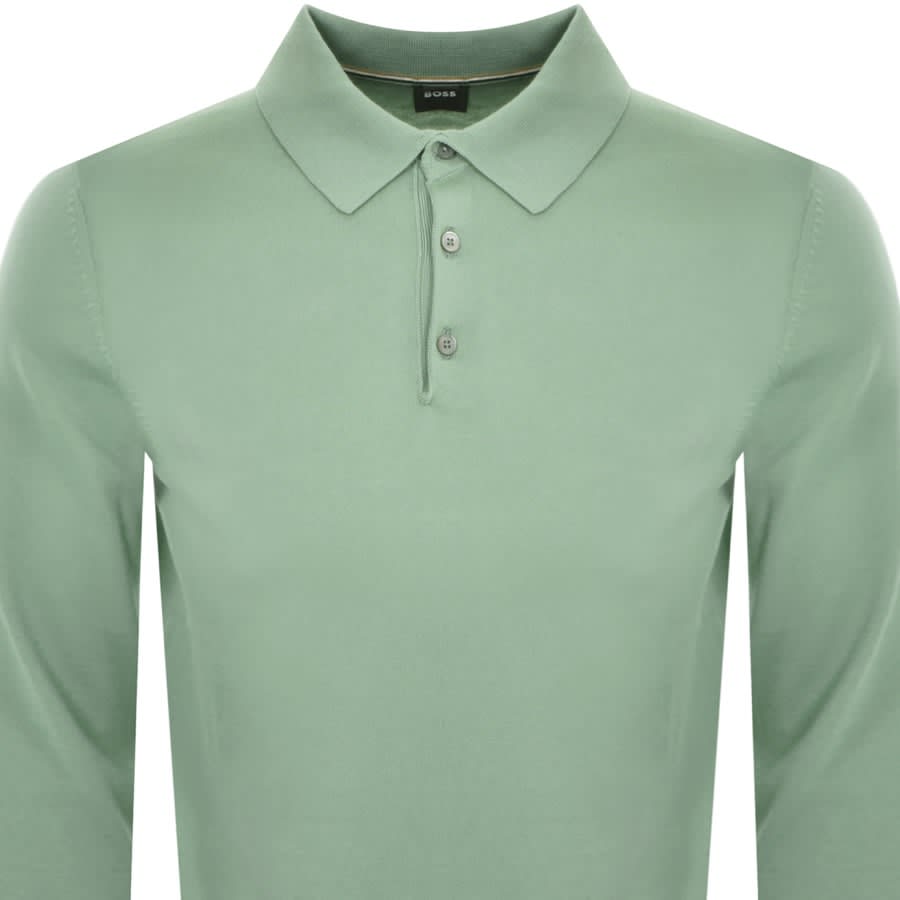Image number 2 for BOSS Gemello P Polo Knit Jumper Green
