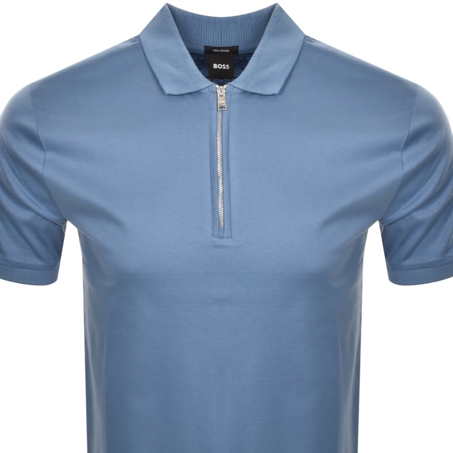 Image number 2 for BOSS Polston 11 Polo T Shirt Blue