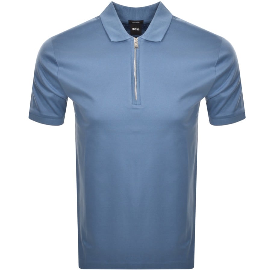 Image number 1 for BOSS Polston 11 Polo T Shirt Blue