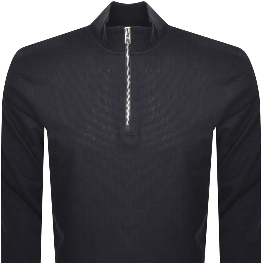 Boss half zip sweatshirt clearance