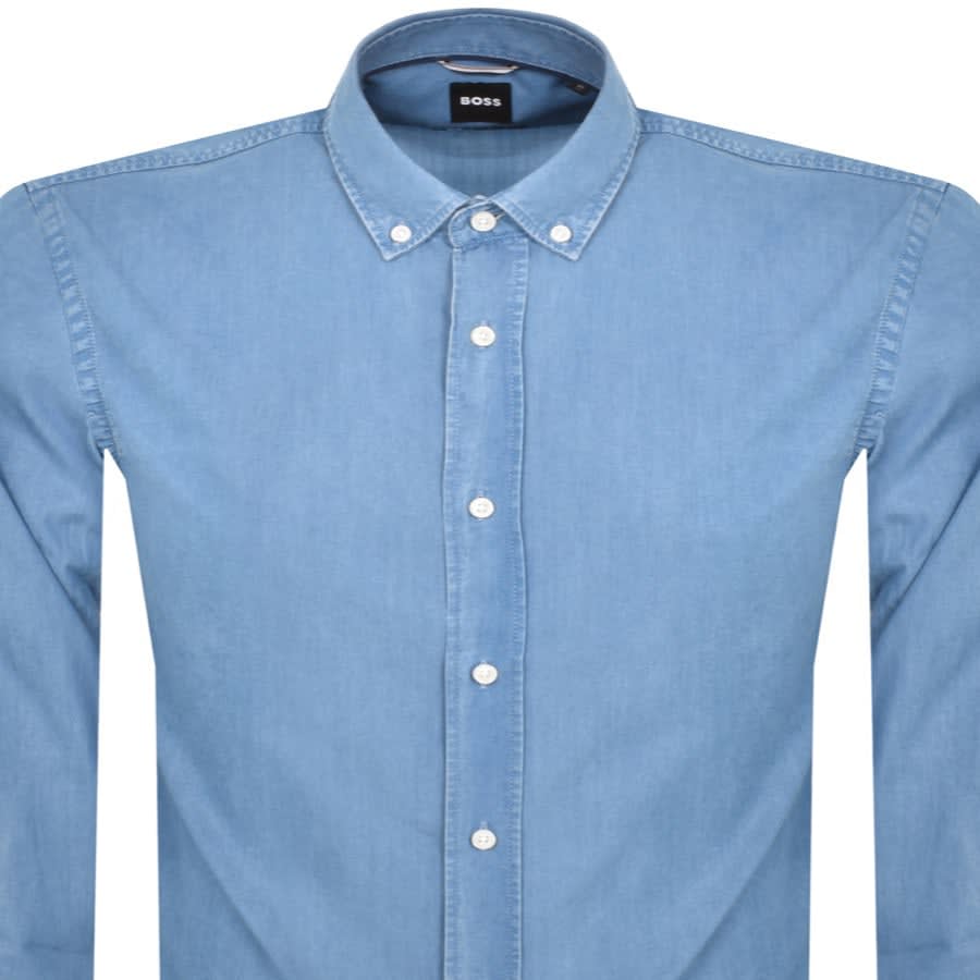 Image number 2 for BOSS C Hal BD Long Sleeved Shirt Blue