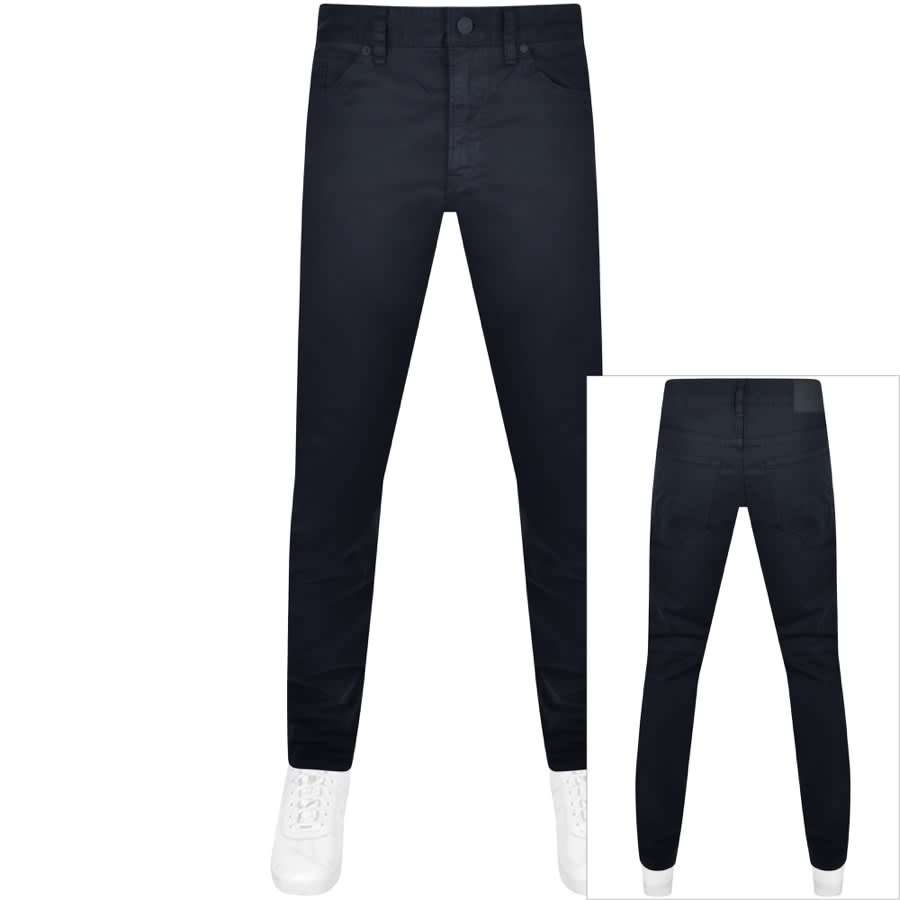 Image number 1 for BOSS Delaware 3 Slim Fit Trousers Navy
