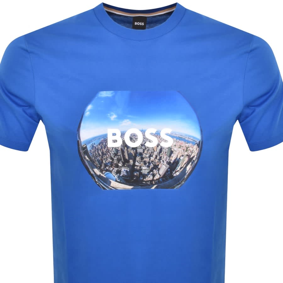 Image number 2 for BOSS Tiburt 511 T Shirt Blue