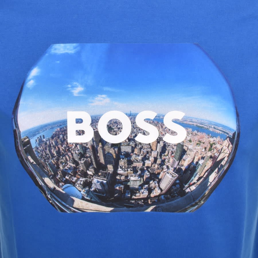 Image number 3 for BOSS Tiburt 511 T Shirt Blue