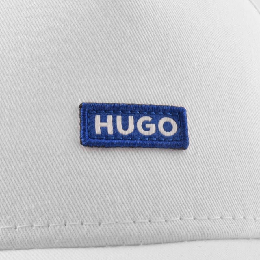 Image number 4 for HUGO Blue Jinko Baseball Cap White