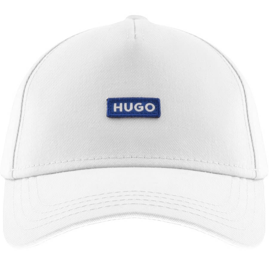 Image number 1 for HUGO Blue Jinko Baseball Cap White
