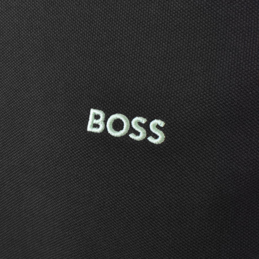 Image number 3 for BOSS Plisy Long Sleeve Polo T Shirt Grey