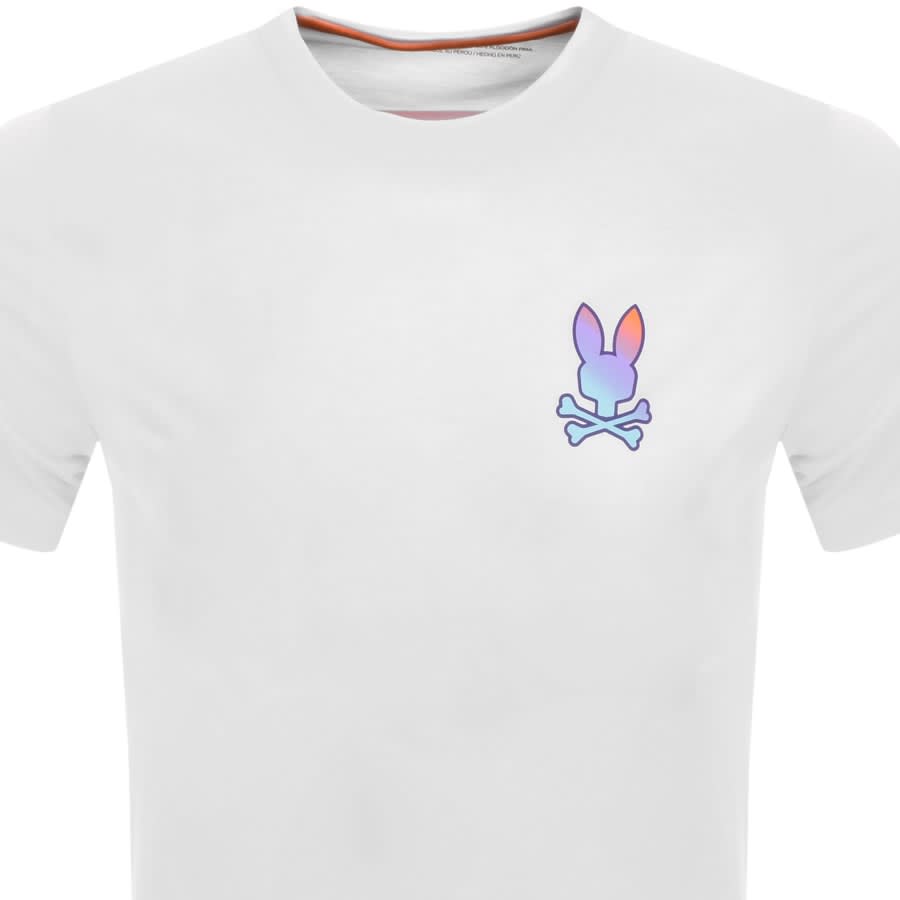 Image number 2 for Psycho Bunny Palm Springs Graphic T Shirt White
