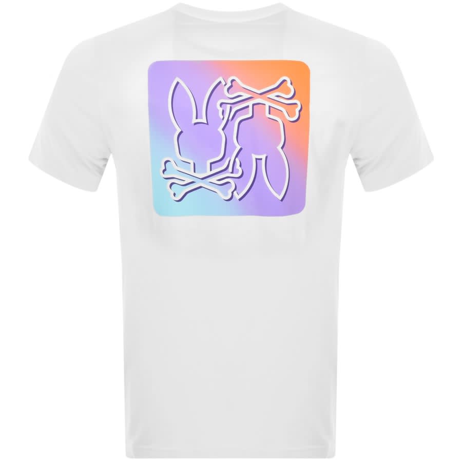 Image number 4 for Psycho Bunny Palm Springs Graphic T Shirt White