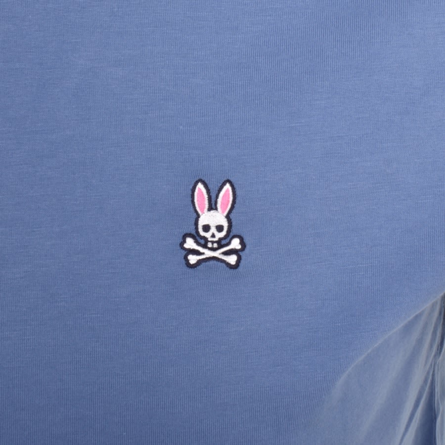 Image number 3 for Psycho Bunny Classic Crew Neck T Shirt Blue