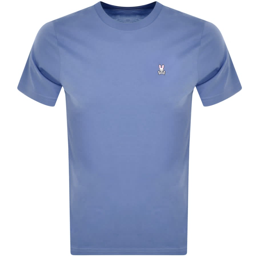 Image number 1 for Psycho Bunny Classic Crew Neck T Shirt Blue