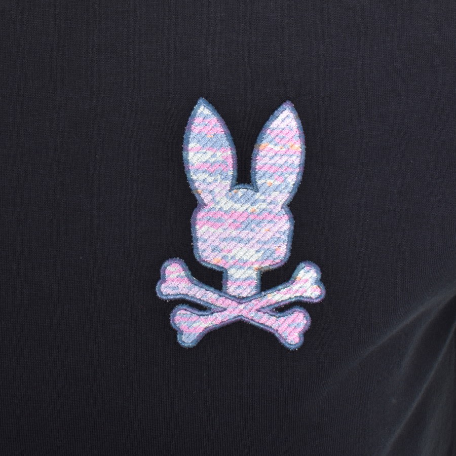 Image number 3 for Psycho Bunny Coachella T Shirt Navy