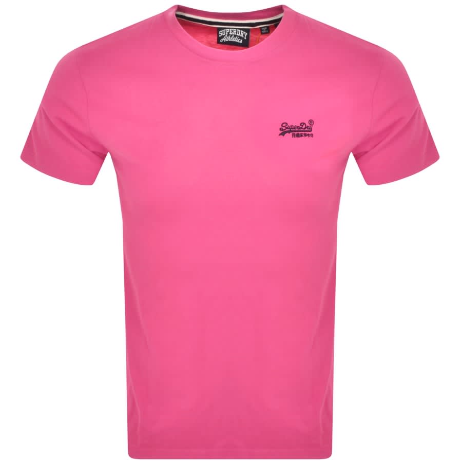 Image number 1 for Superdry Short Sleeved T Shirt Pink