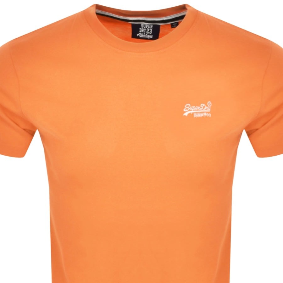 Image number 2 for Superdry Short Sleeved T Shirt Orange