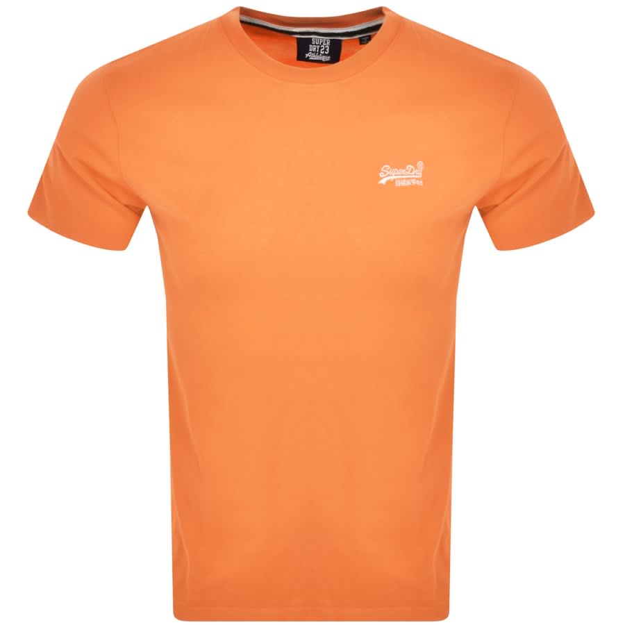 Image number 1 for Superdry Short Sleeved T Shirt Orange