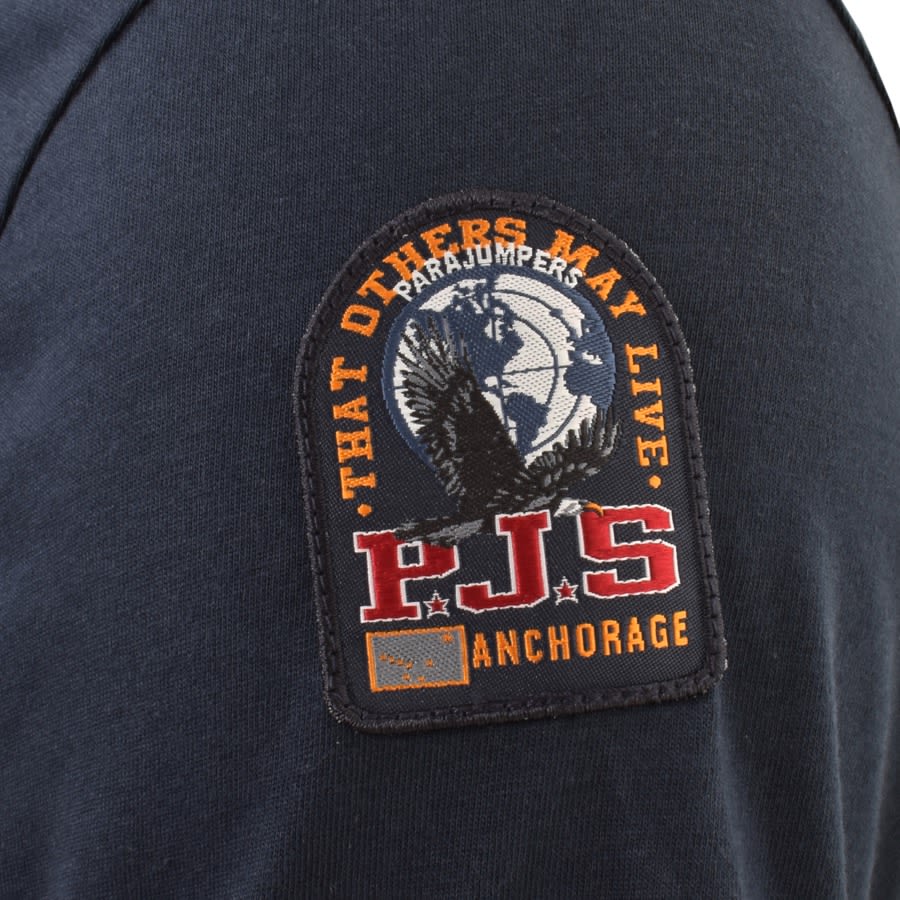 Image number 4 for Parajumpers Shispare T Shirt Navy