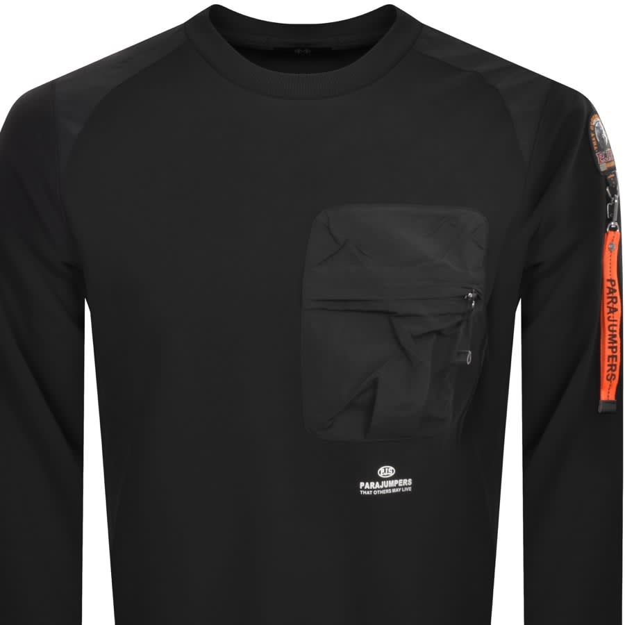 Image number 2 for Parajumpers Sabre Sweatshirt Black