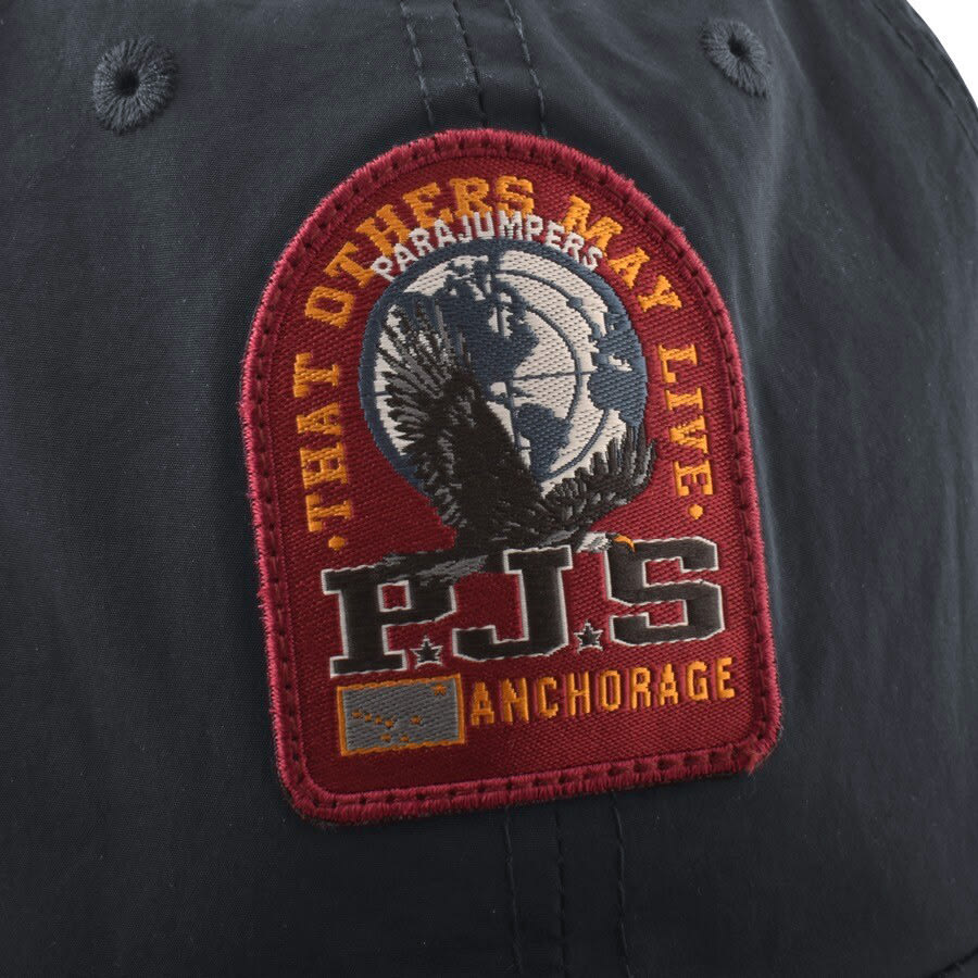 Image number 4 for Parajumpers Patch Baseball Cap Navy