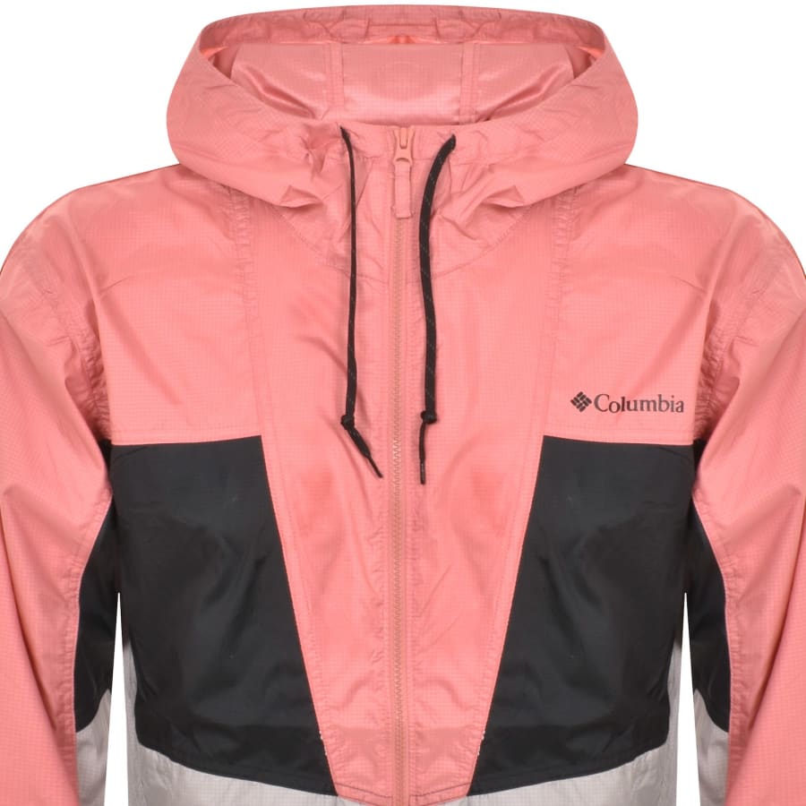 Columbia windbreaker pink shop