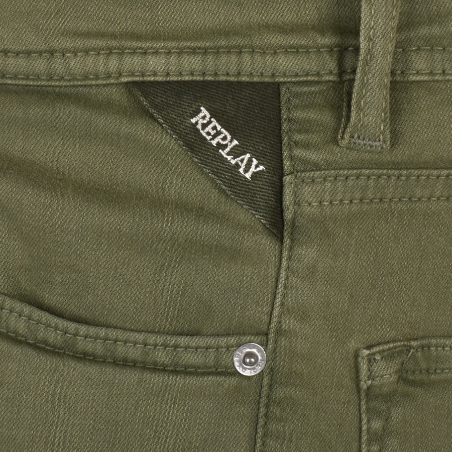 Image number 4 for Replay RBJ 981 Shorts Green