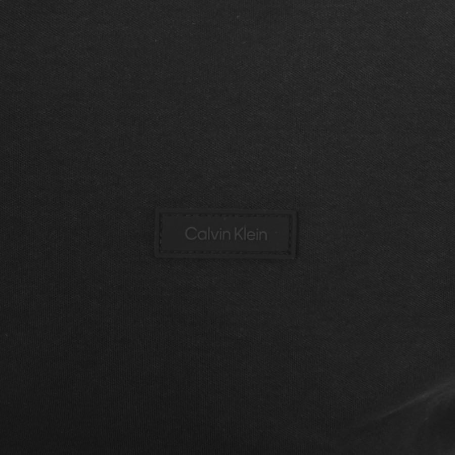 Image number 3 for Calvin Klein Open Placket Polo T Shirt Black