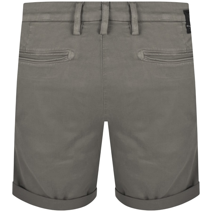 Image number 2 for Replay Denim Benni Shorts Grey