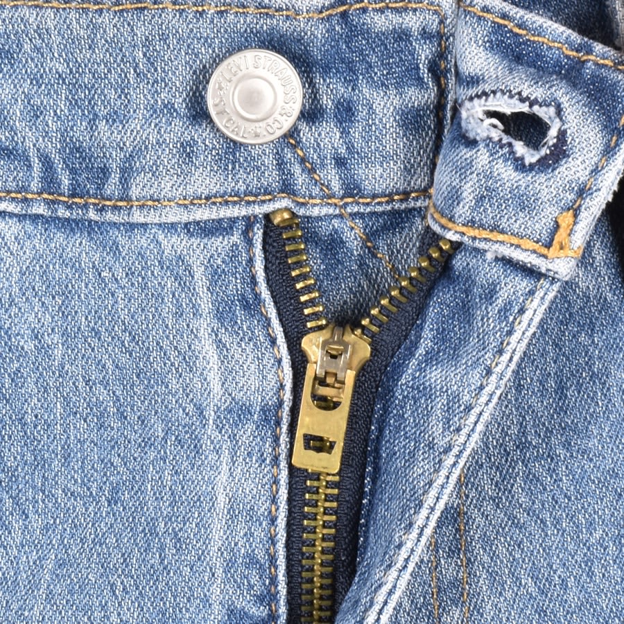 Image number 5 for Levis Original Fit 405 Standard Denim Shorts Blue