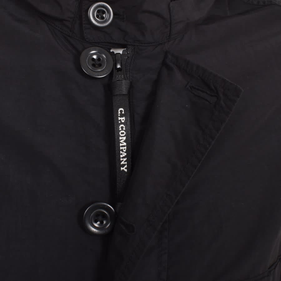 Image number 3 for CP Company Flatt Nylon Goggle Overshirt Black