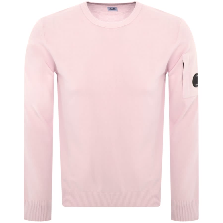Image number 2 for CP Company Crepe Knit Jumper Pink