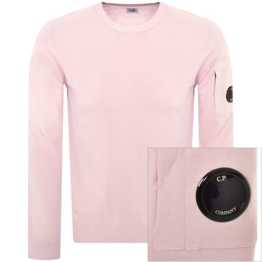 Image number 1 for CP Company Crepe Knit Jumper Pink