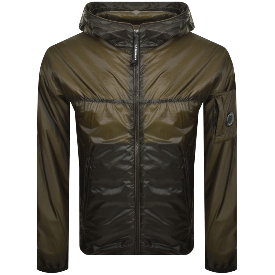 Image number 2 for CP Company Nada Shell Hooded Jacket Green