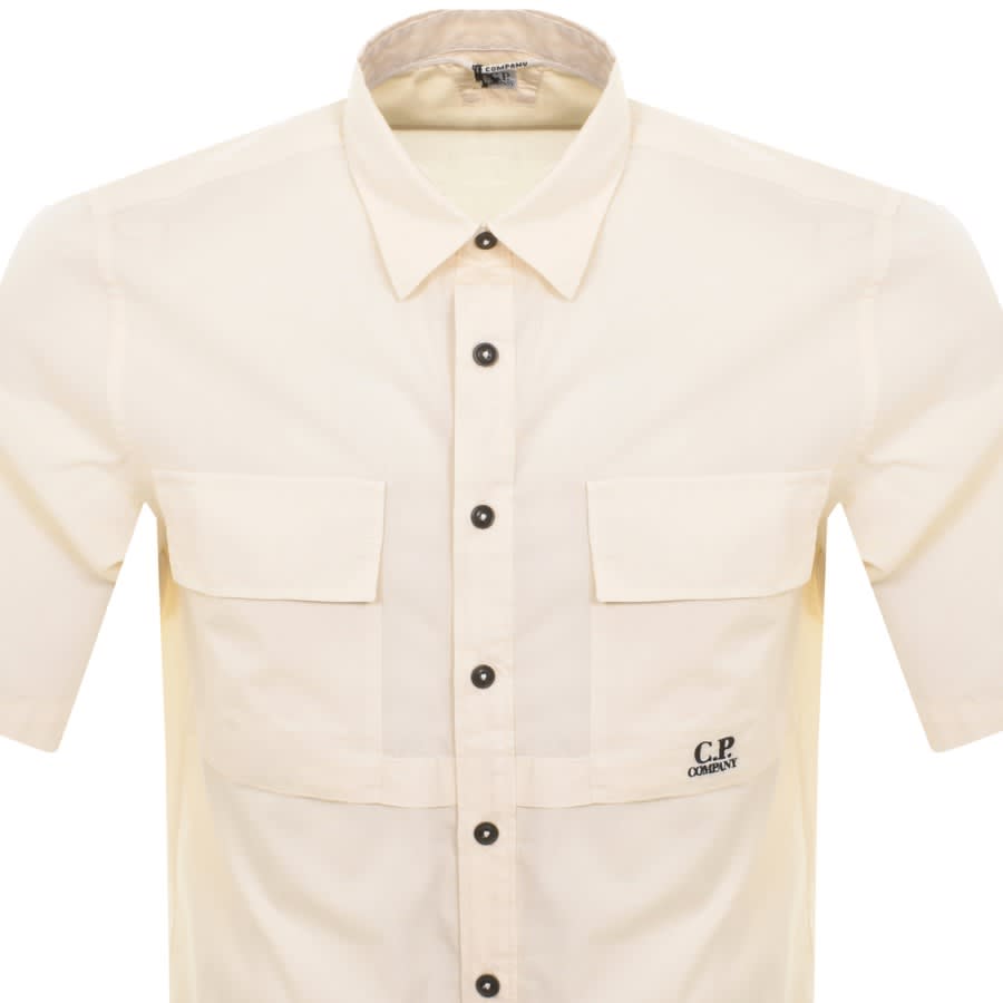 Vintage CP Company Floral Short Sleeve Button Up Shirt Size M