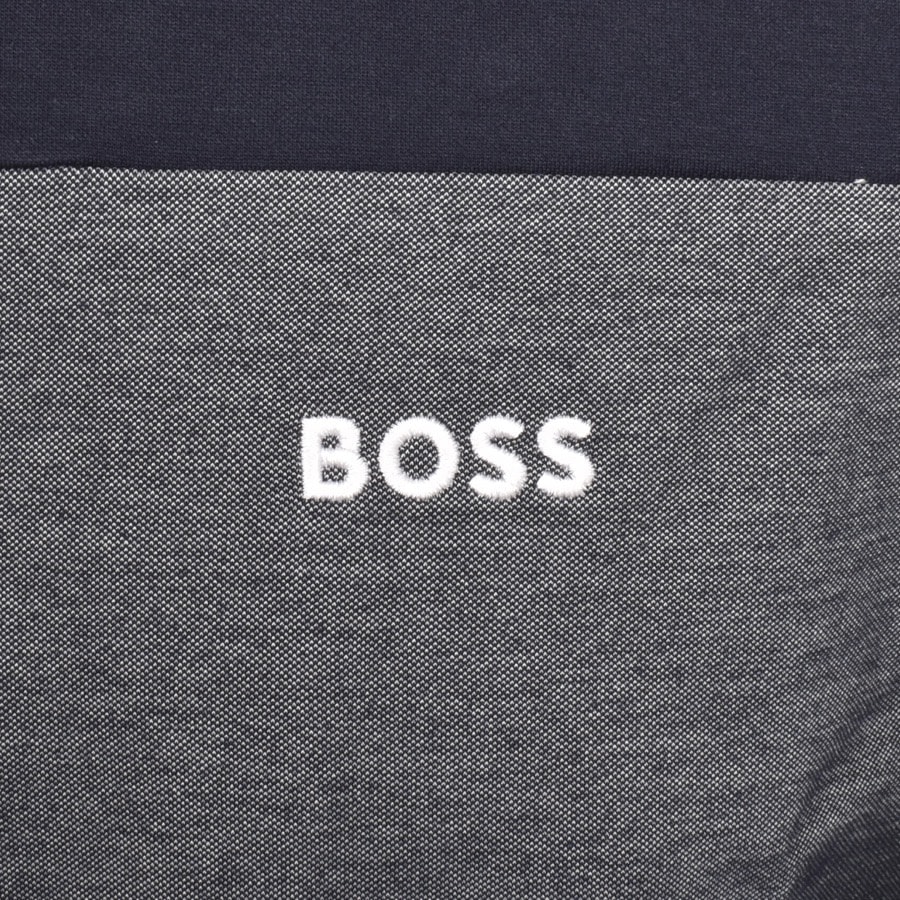 Image number 3 for BOSS Full Zip Sweatshirt Navy