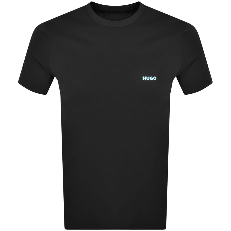 Image number 2 for HUGO 3 Pack Crew Neck T Shirt Black