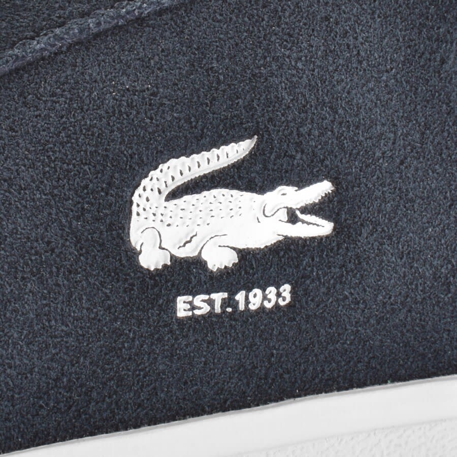 Image number 4 for Lacoste Baseshot Trainers Navy