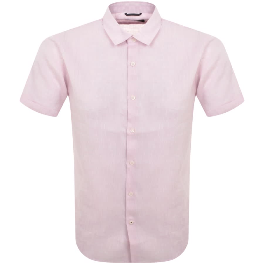 Image number 1 for Oliver Sweeney Eakring Short Sleeve Shirt Pink