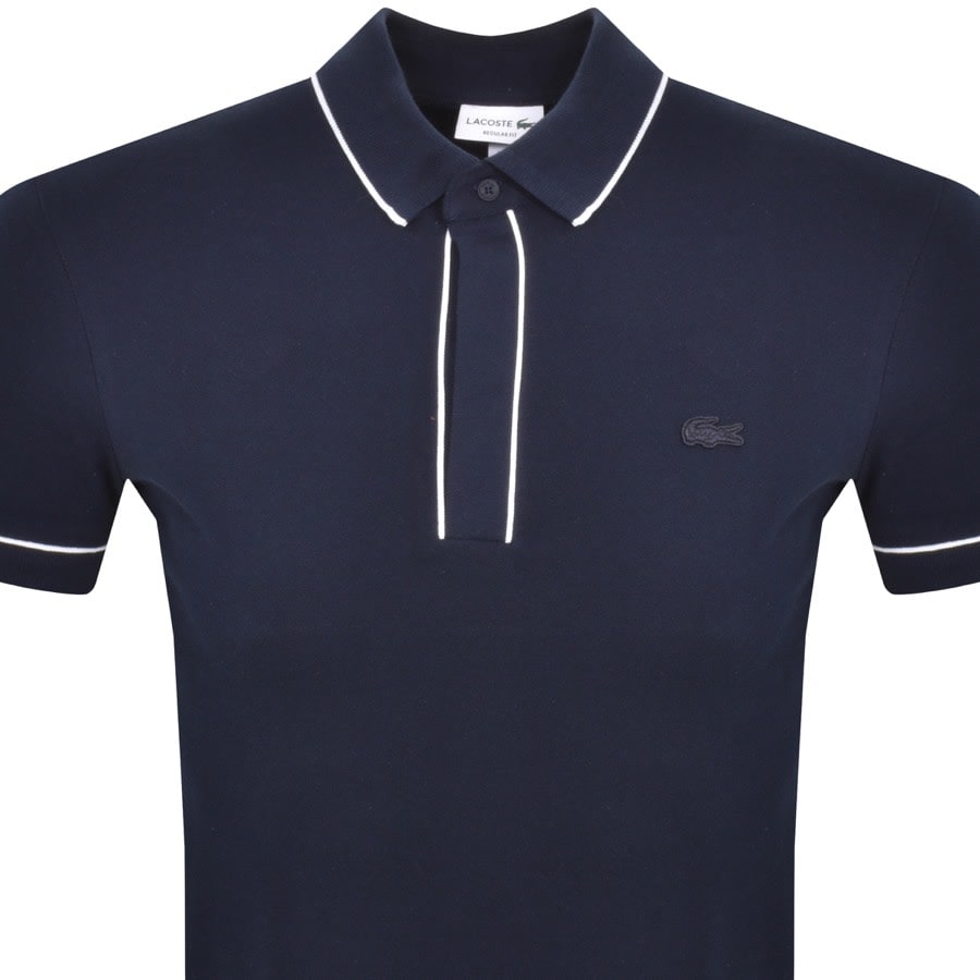 Image number 2 for Lacoste Short Sleeved Polo T Shirt Navy