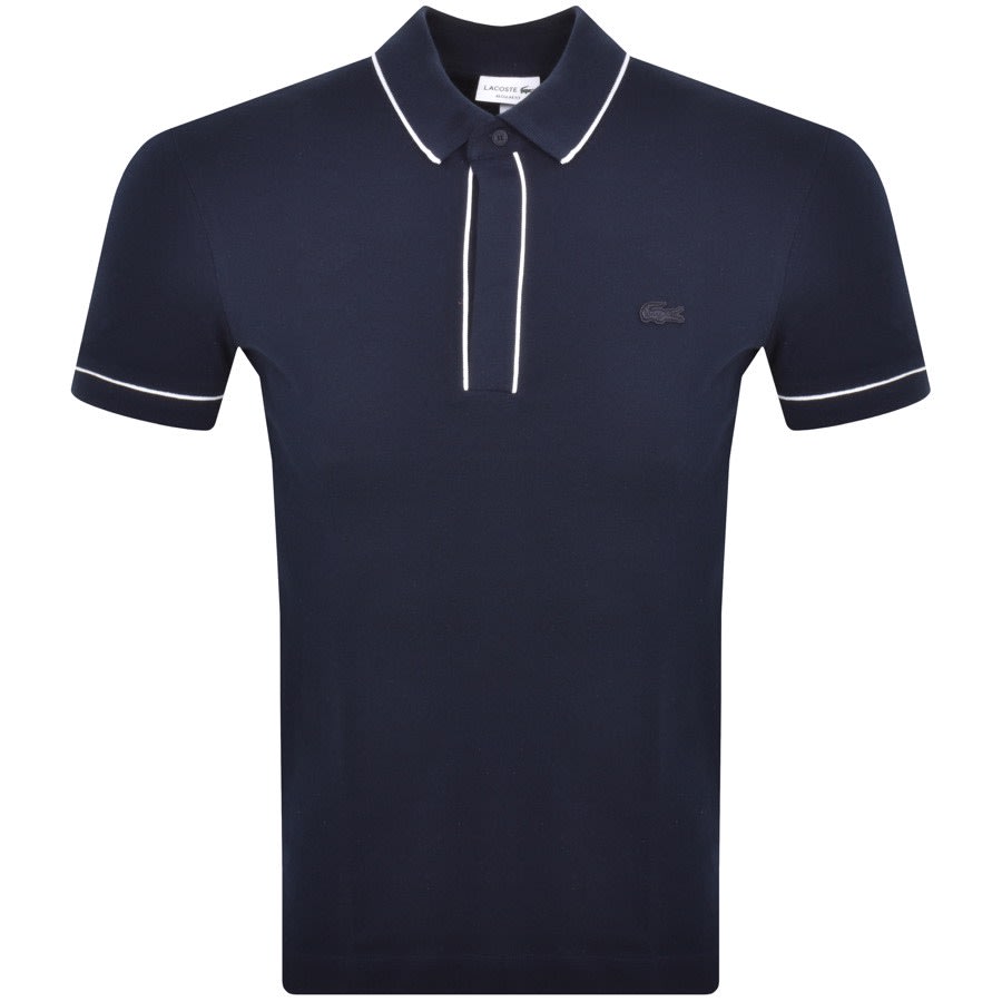 Image number 1 for Lacoste Short Sleeved Polo T Shirt Navy
