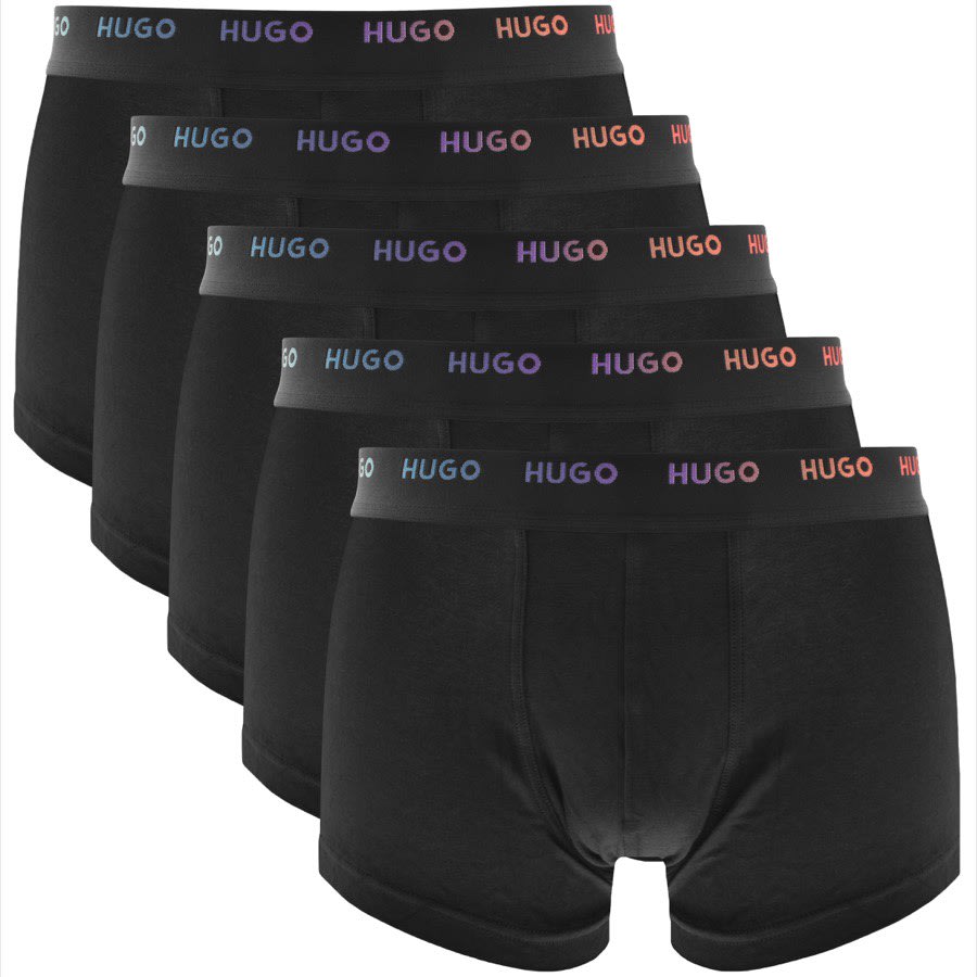 Image number 1 for HUGO 5 Pack Trunks Navy