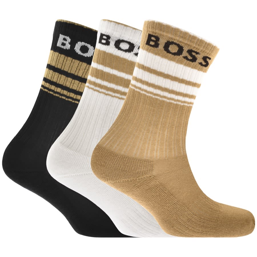 Image number 1 for BOSS 3 Pack Logo Socks