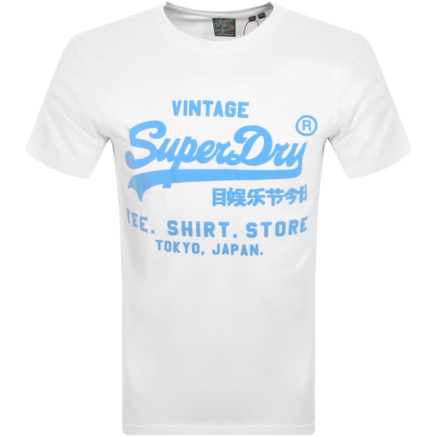 Image number 1 for Superdry Vintage VL T Shirt White