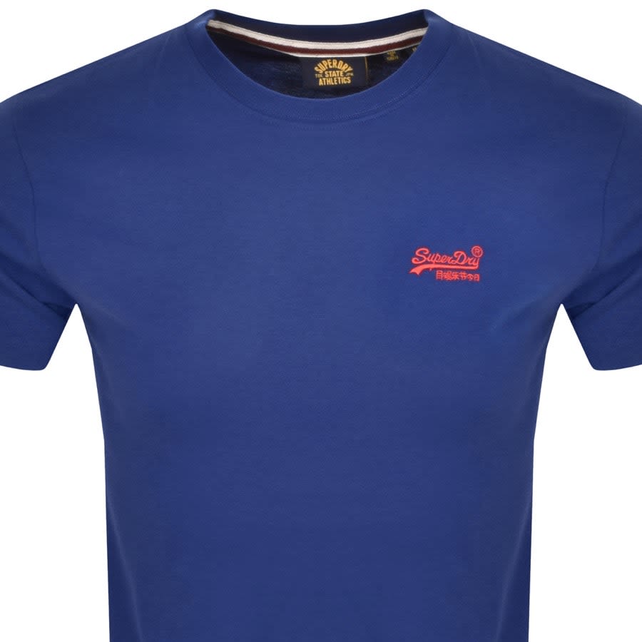 Image number 2 for Superdry Short Sleeved T Shirt Navy