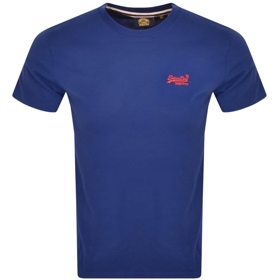 Image number 1 for Superdry Short Sleeved T Shirt Navy