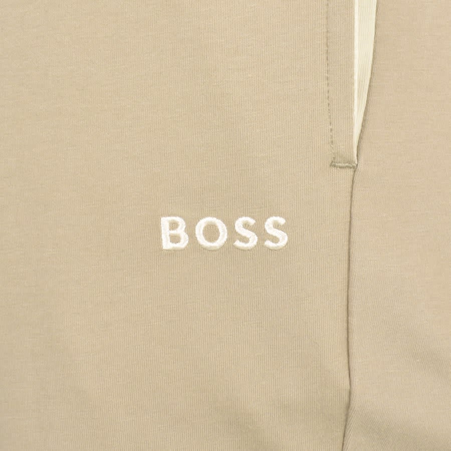 Image number 3 for BOSS Mix And Match Jersey Shorts Beige