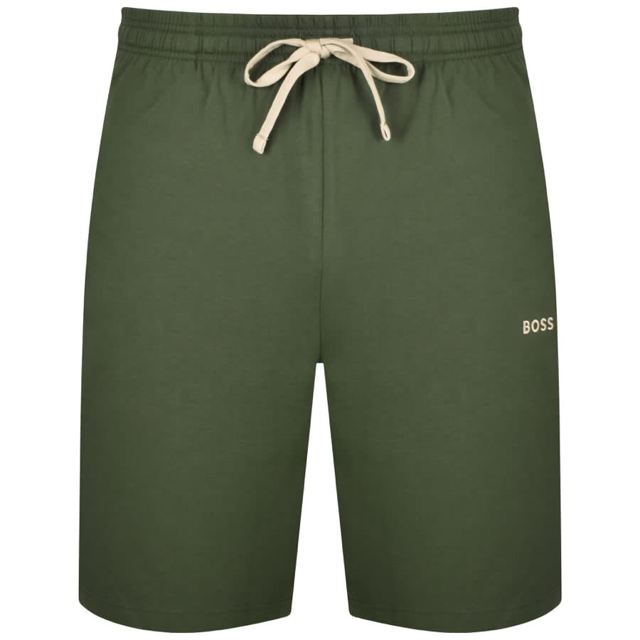 Image number 1 for BOSS Mix And Match Jersey Shorts Green