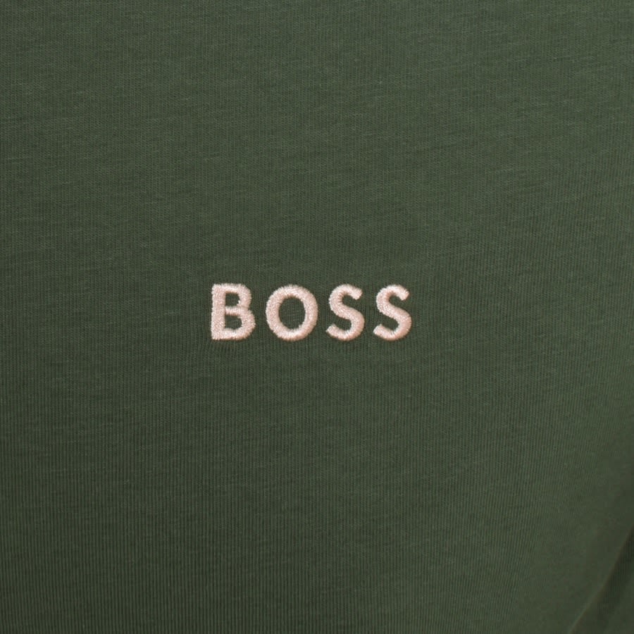 Image number 3 for BOSS Hooded T Shirt Green
