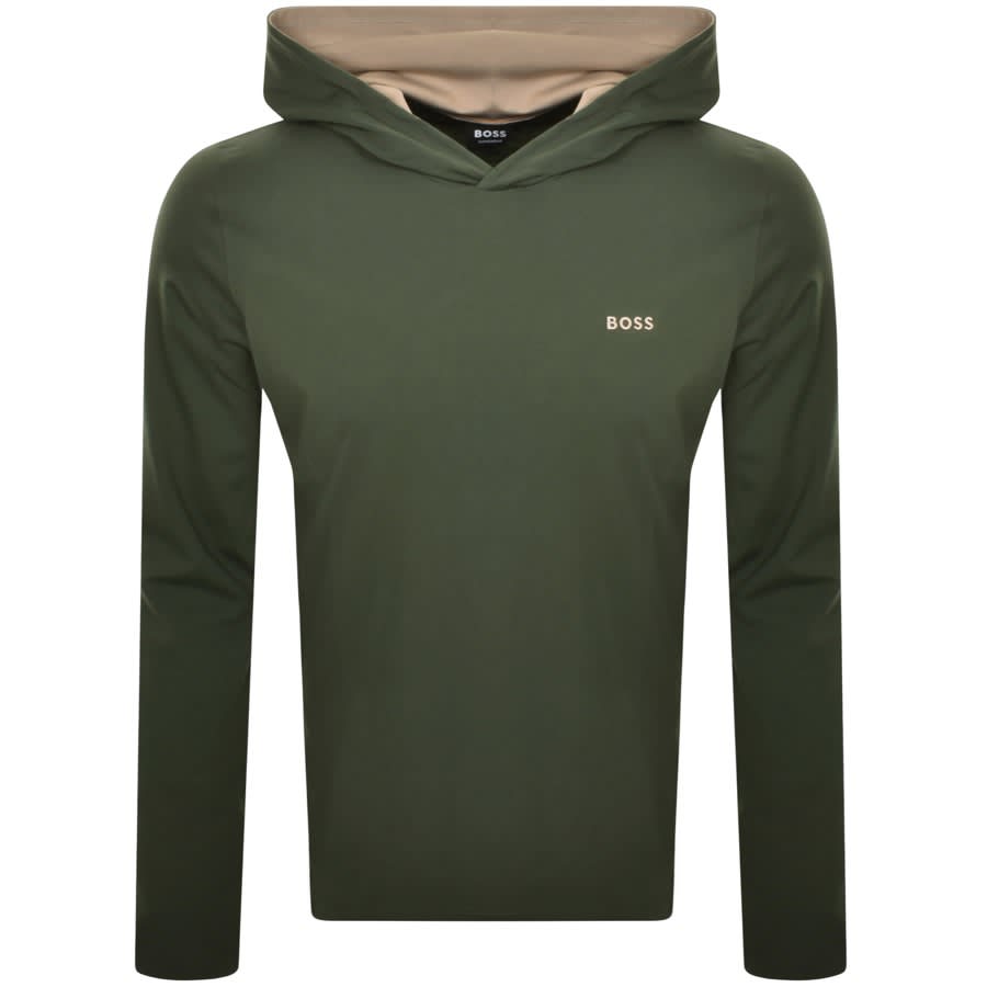 Image number 1 for BOSS Hooded T Shirt Green
